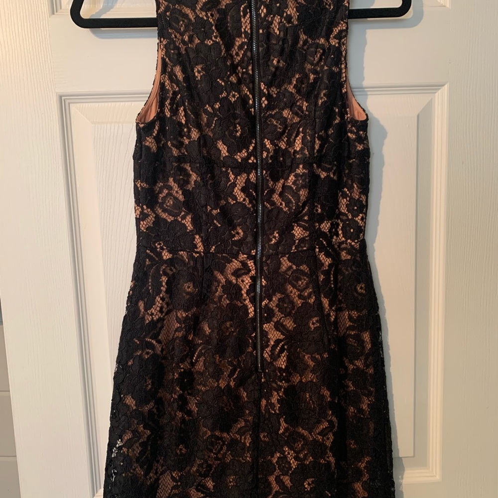 French Connection Black Lace Dress